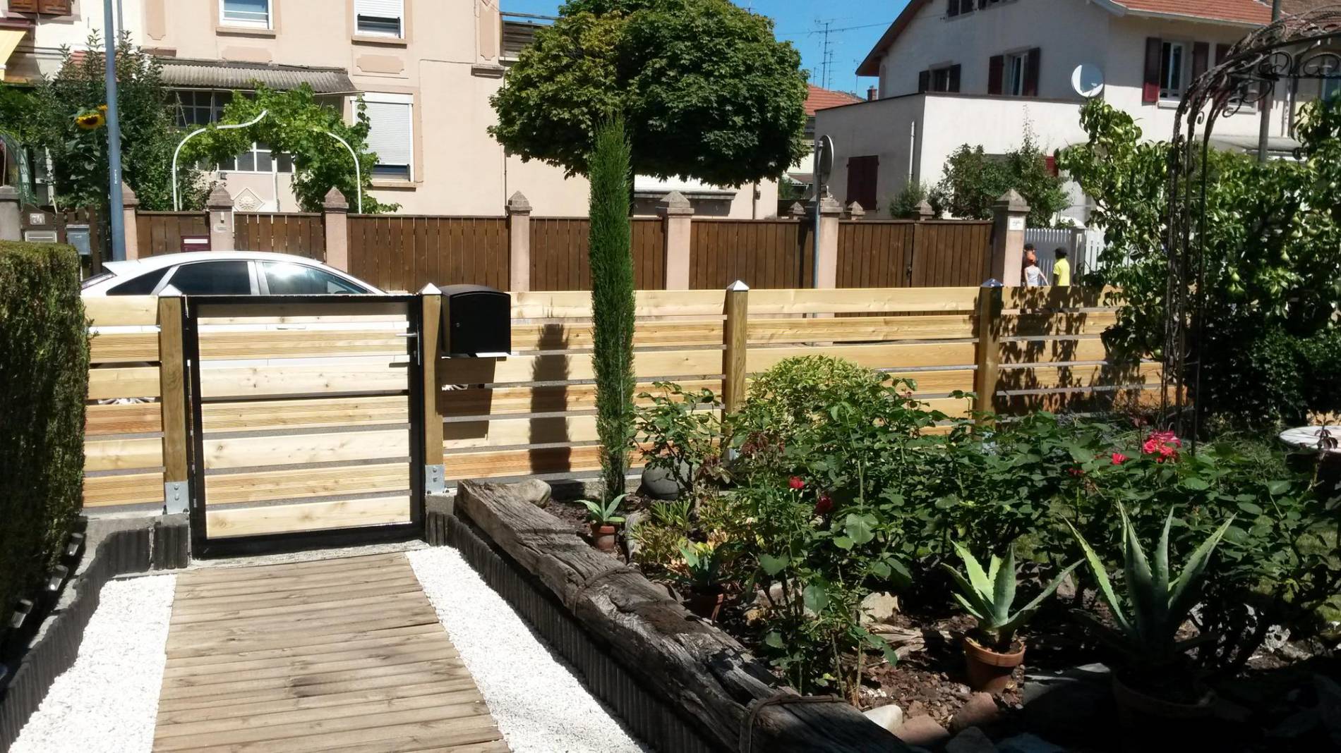 Cl&ocirc;ture Bois en M&eacute;l&egrave;ze G&eacute;rardmer