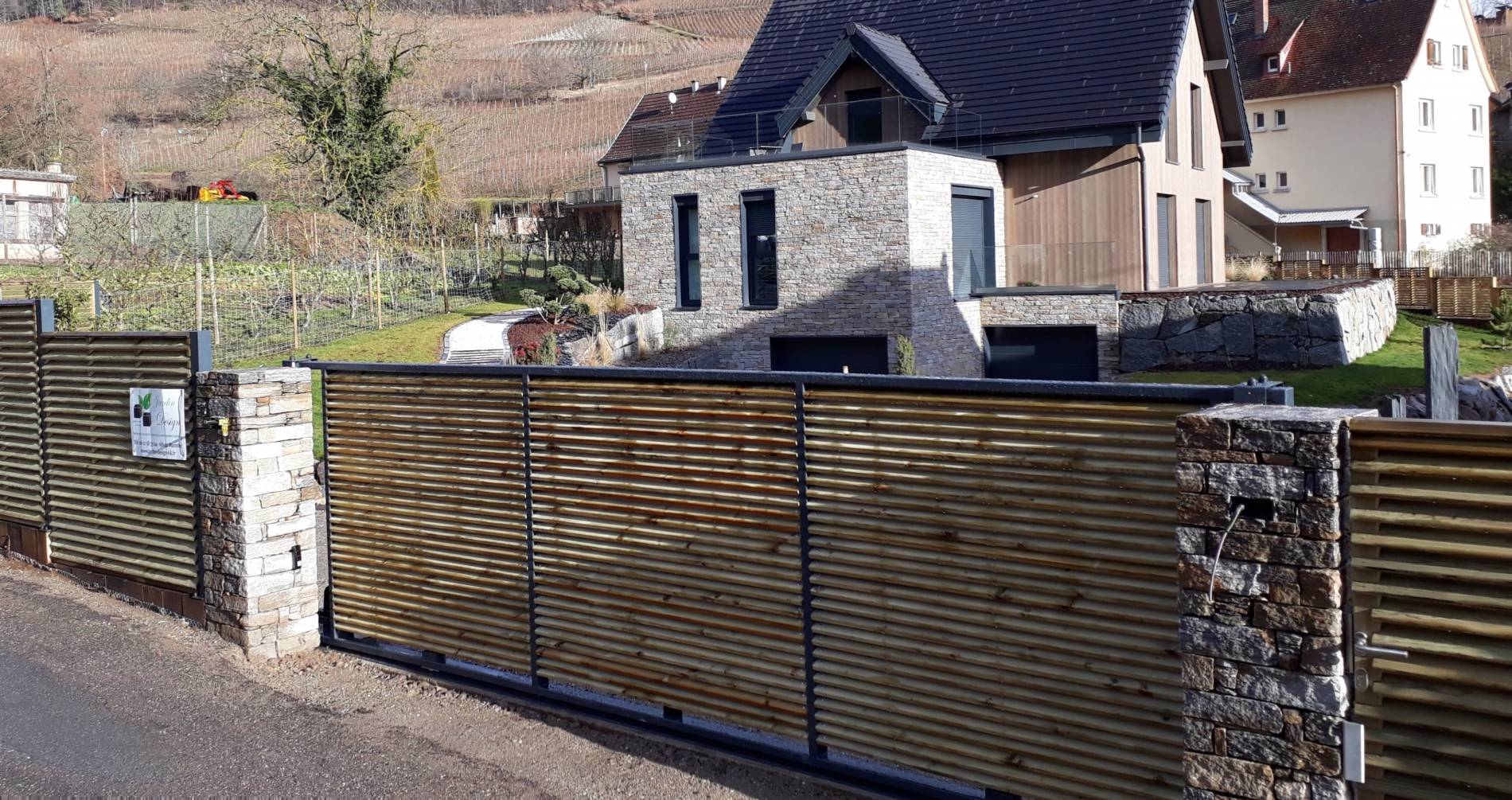 Am&eacute;nagement d’un jardin dans la vall&eacute;e de Munster Wintzenheim