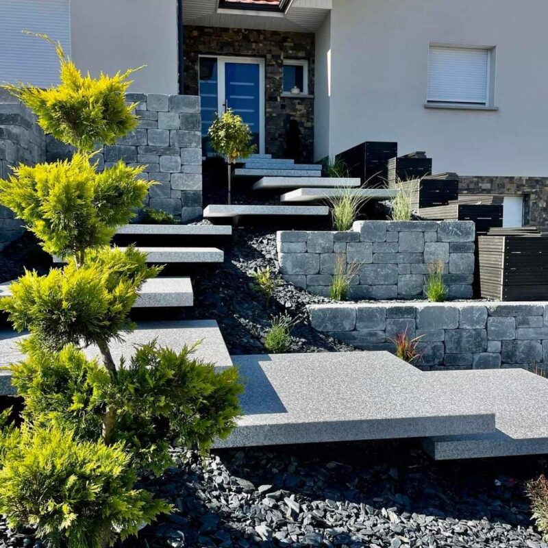 Comment int&eacute;grer des gabions dans un am&eacute;nagement paysager moderne ? Sainte-Marie-aux-Mines